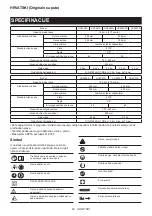 Preview for 62 page of Makita UC3550AP Instruction Manual