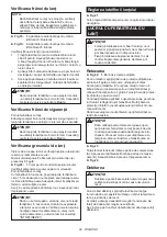 Preview for 99 page of Makita UC3550AP Instruction Manual