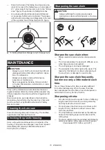 Preview for 15 page of Makita UC3551A Instruction Manual