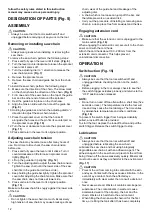 Preview for 12 page of Makita UC4041A Instruction Manual