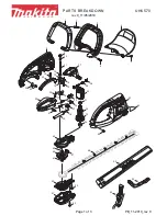 Makita UH6570 Parts List preview