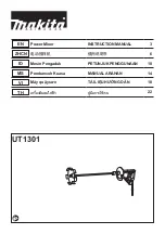 Makita UT1301 Instruction Manual preview