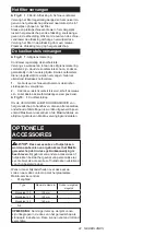 Preview for 22 page of Makita UT1305 Instruction Manual