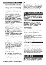 Preview for 38 page of Makita UT1305 Instruction Manual