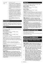Preview for 10 page of Makita VC002GL Instruction Manual