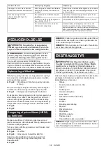 Preview for 132 page of Makita VC002GL Instruction Manual