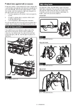 Preview for 8 page of Makita VC011G Instruction Manual
