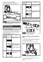 Preview for 13 page of Makita VC011G Instruction Manual