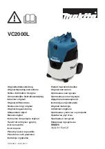 Preview for 1 page of Makita VC2000L Original Operating Instructions