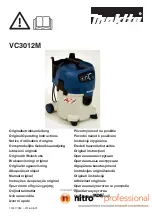 Makita VC3012M Original Operating Instructions preview