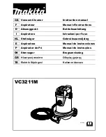 Preview for 1 page of Makita VC3211M Instruction Manual