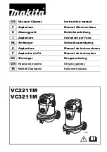 Makita VC3211MX1 Instruction Manual preview