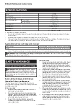 Preview for 2 page of Makita XCC01 Instruction Manual