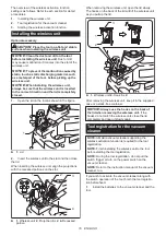 Preview for 16 page of Makita XCC01 Instruction Manual