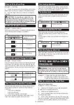 Preview for 12 page of Makita XCS06 Instruction Manual