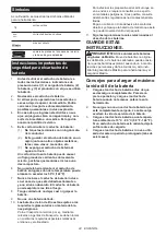 Preview for 24 page of Makita XCU04 Instruction Manual