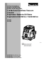 Makita XCV03 Instruction Manual preview