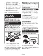 Preview for 6 page of Makita XCV10 Instruction Manual