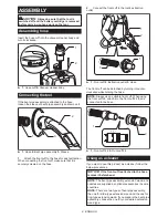 Preview for 9 page of Makita XCV10 Instruction Manual