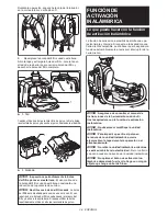 Preview for 34 page of Makita XCV10 Instruction Manual