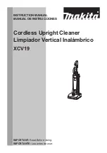 Makita XCV19 Instruction Manual preview