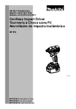 Makita XDT06 Instruction Manual preview