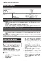 Preview for 2 page of Makita XML03 Instruction Manual