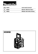 Makita XRM02W Instruction Manual preview