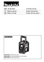 Makita XRM04 Instruction Manual preview