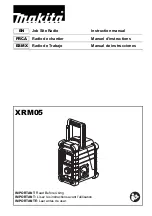 Makita XRM05 Instruction Manual preview