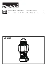 Preview for 1 page of Makita XRM12 Instruction Manual