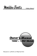 Preview for 65 page of Malibu Boats 1982 Owner'S Manual