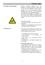 Preview for 4 page of Malloca K-3410DR Instruction Manual