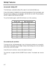 Preview for 31 page of Malloca MH-02I N Operating And Installation Instructions