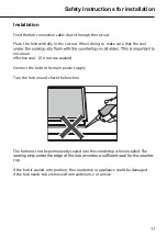 Preview for 11 page of Malloca MH-02IS Operating And Installation Instructions