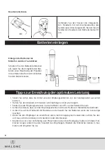 Preview for 8 page of Malone 10010790 User Manual