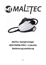 Preview for 21 page of MALTEC HDS7000W-PRO Instruction Manual