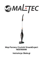 MALTEC SteamExpert HDS4500W Instruction Manual preview