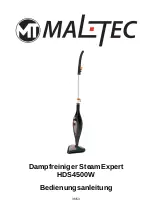 Preview for 36 page of MALTEC SteamExpert HDS4500W Instruction Manual