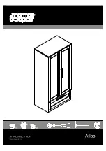 Mamas & Papas Atlas Wardrobe Assembly Instructions Manual preview