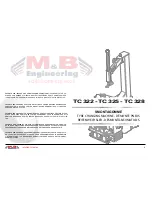 Preview for 3 page of M&B Engineering TC 325 Original Instructions Manual