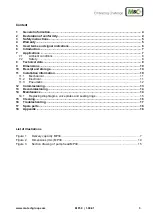 Preview for 3 page of M&C MP Series Operating Instructions Manual