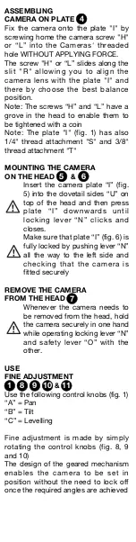 Preview for 5 page of Manfrotto 405 User Manual