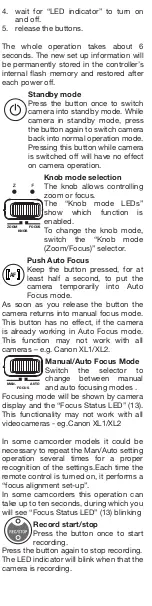 Preview for 6 page of Manfrotto MVR901EPLA User Manual