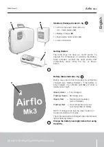 Preview for 3 page of Mangar International Freedom Airflo Mk3 User Instructions And Warranty