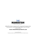 Preview for 8 page of Manhattan 100915 User Manual