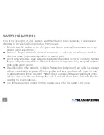 Preview for 4 page of Manhattan 160872 User Manual