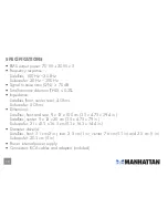 Preview for 10 page of Manhattan 160872 User Manual