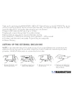 Preview for 2 page of Manhattan 709057 User Manual