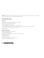 Preview for 3 page of Manhattan 709057 User Manual